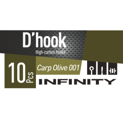 Daiwa Inf. Carp Olive 001 İğne (10 Adet) - 2