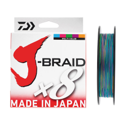 Daiwa JBraid 8B 300 M Multicolor İp Misina - 1