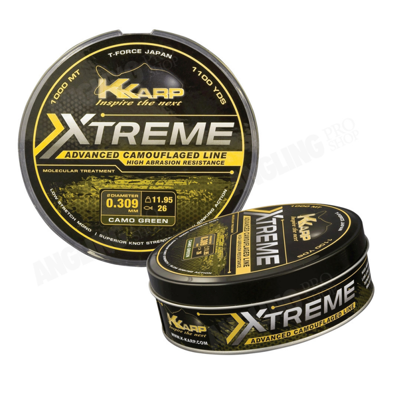 K-Karp Xtreme Camo Green Serisi 1000m Monofilament Misina - 1