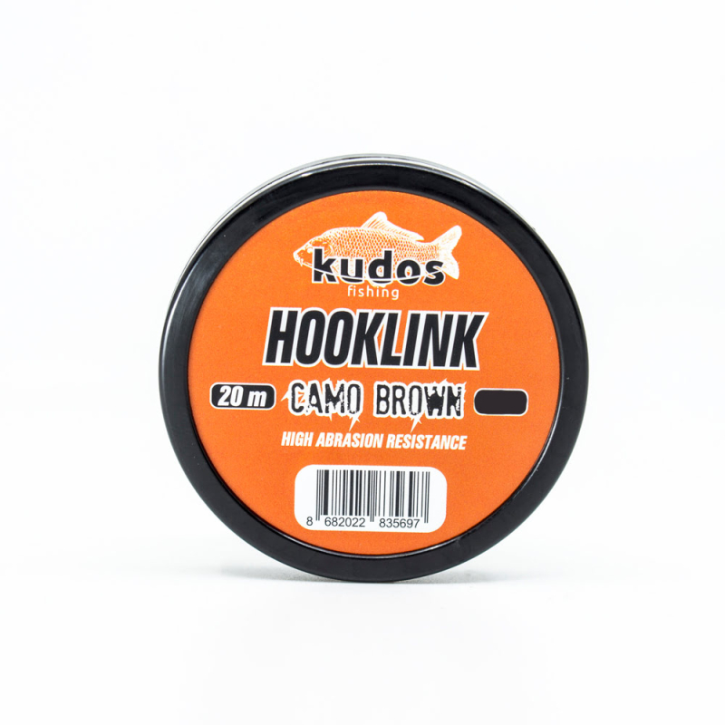 Kudos Hooklink Camo Brown 20m 35 Lb. - 1