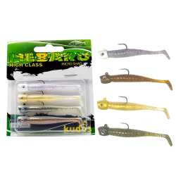 Kudos Mebaru Micro Shad 65mm 3.8gr Silikon Yem (4ad) - 1