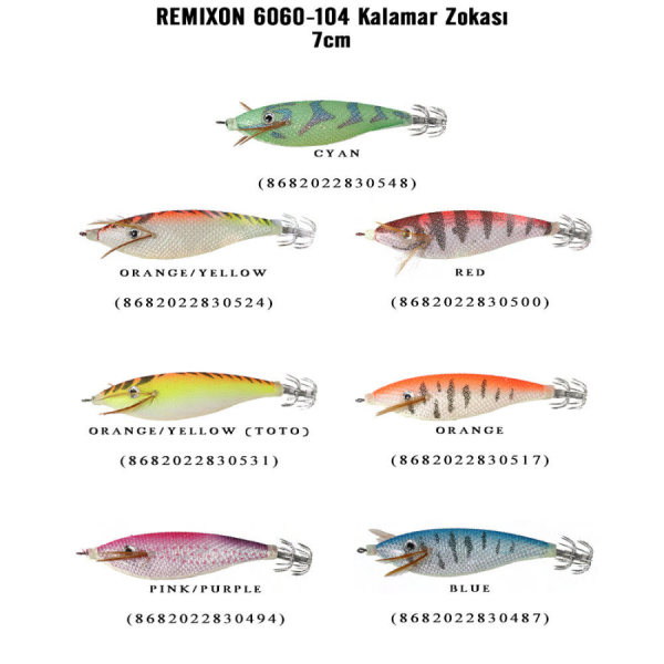 Remixon 6060-104 Kalamar 7 Cm - 1