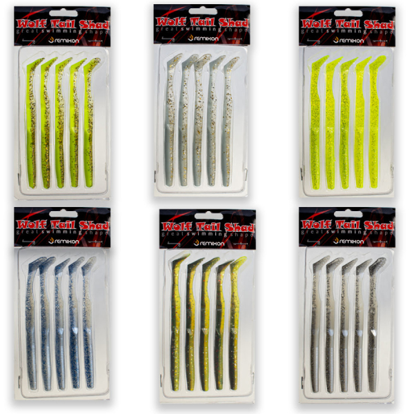 Remixon Wolf Tail Shad 12.5cm (5 Adet) - 2